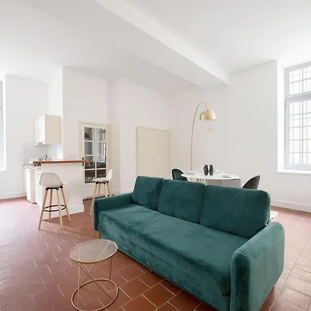 Superbe Appartement Avec Cour Dans La Bastide Carcassonne Exterior photo